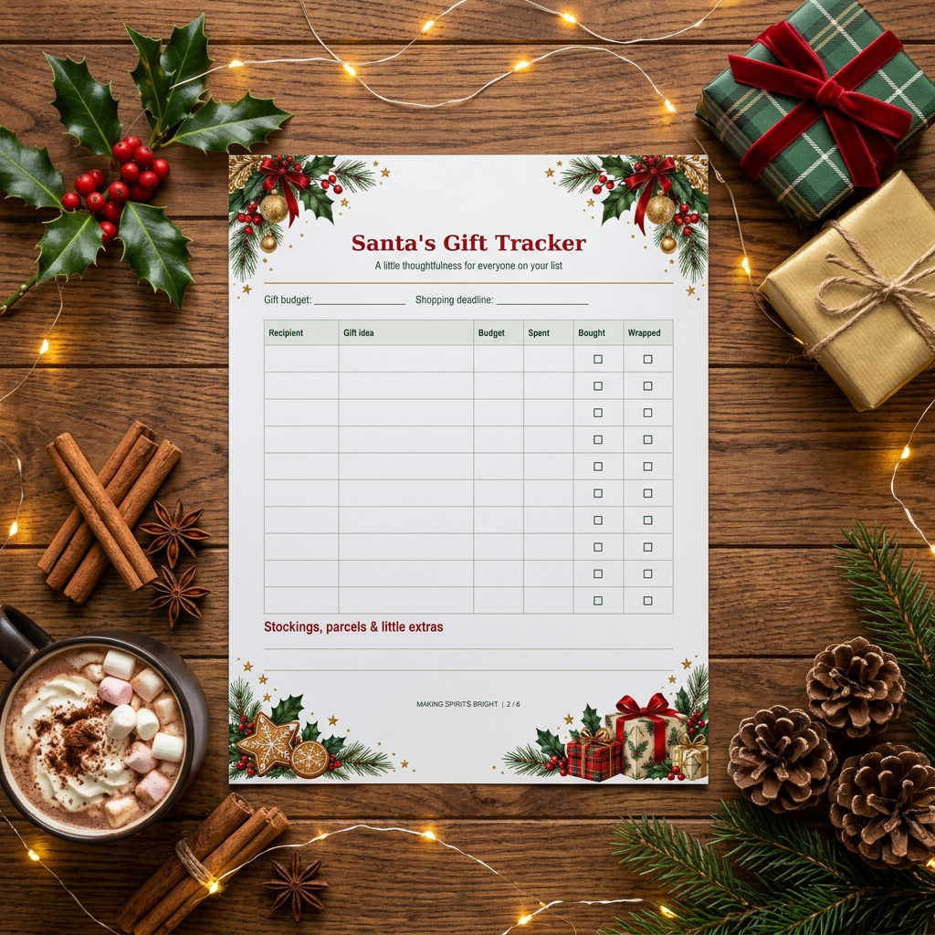 Making Spirits Bright Lifestyle Mockup